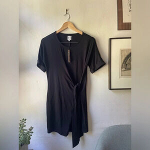NWT NIC + ZOE EAZE TIE DRESS Little Black Dress Black Onyx Size Small Never Worn